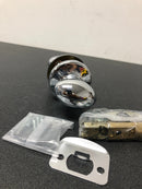 Aliso knob passage in bright chrome