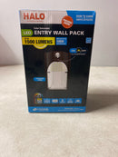 Halo EWP15FSDBZ 100- Watt Equivalent, Integrated LED, Bronze, Dusk to Dawn Wall Pack Light, Field Selectable CCTs up to 5000K