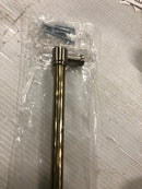 Signature Hardware 954060-7916 Lazzara 7-9/16 Inch Center to Center Hammered Bar Cabinet Pull - Golden Champagne/Satin Nickel