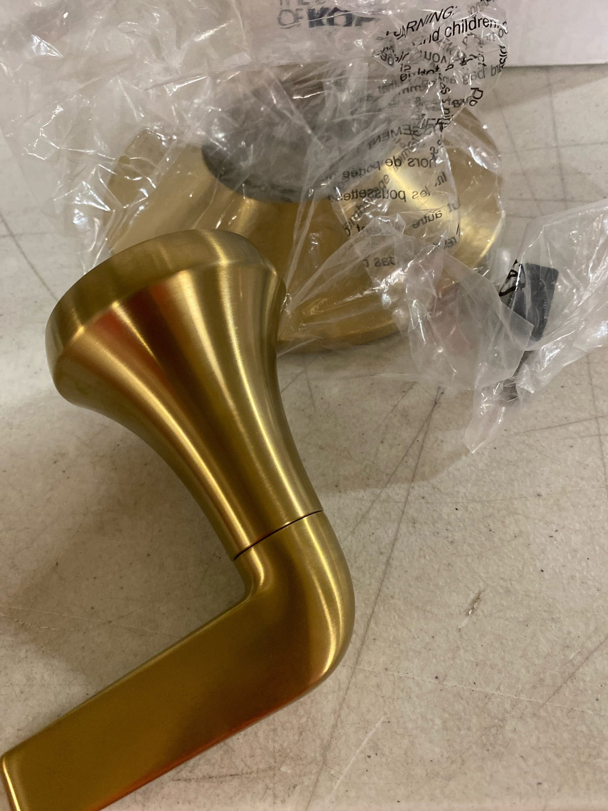 Kohler K-TS24617-4-2MB Tempered Pressure Balanced Valve Trim Only with Single Lever Handle - Less Rough In - Vibrant Brushed Moderne Brass