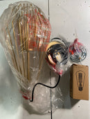 Z-Lite 442MP-MG Quintus 9" Wide Cage Mini Pendant - Metallic Gold