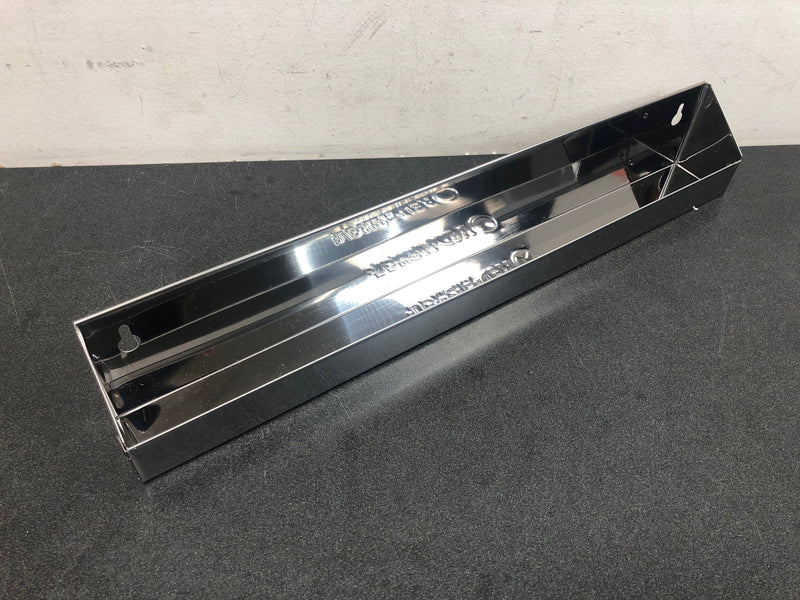 Rev-A-Shelf 6581-19-52 Sink Classics 19" Stainless Steel Tip-Out Tray with Hinges for Sink Base Cabinets - Polished Chrome