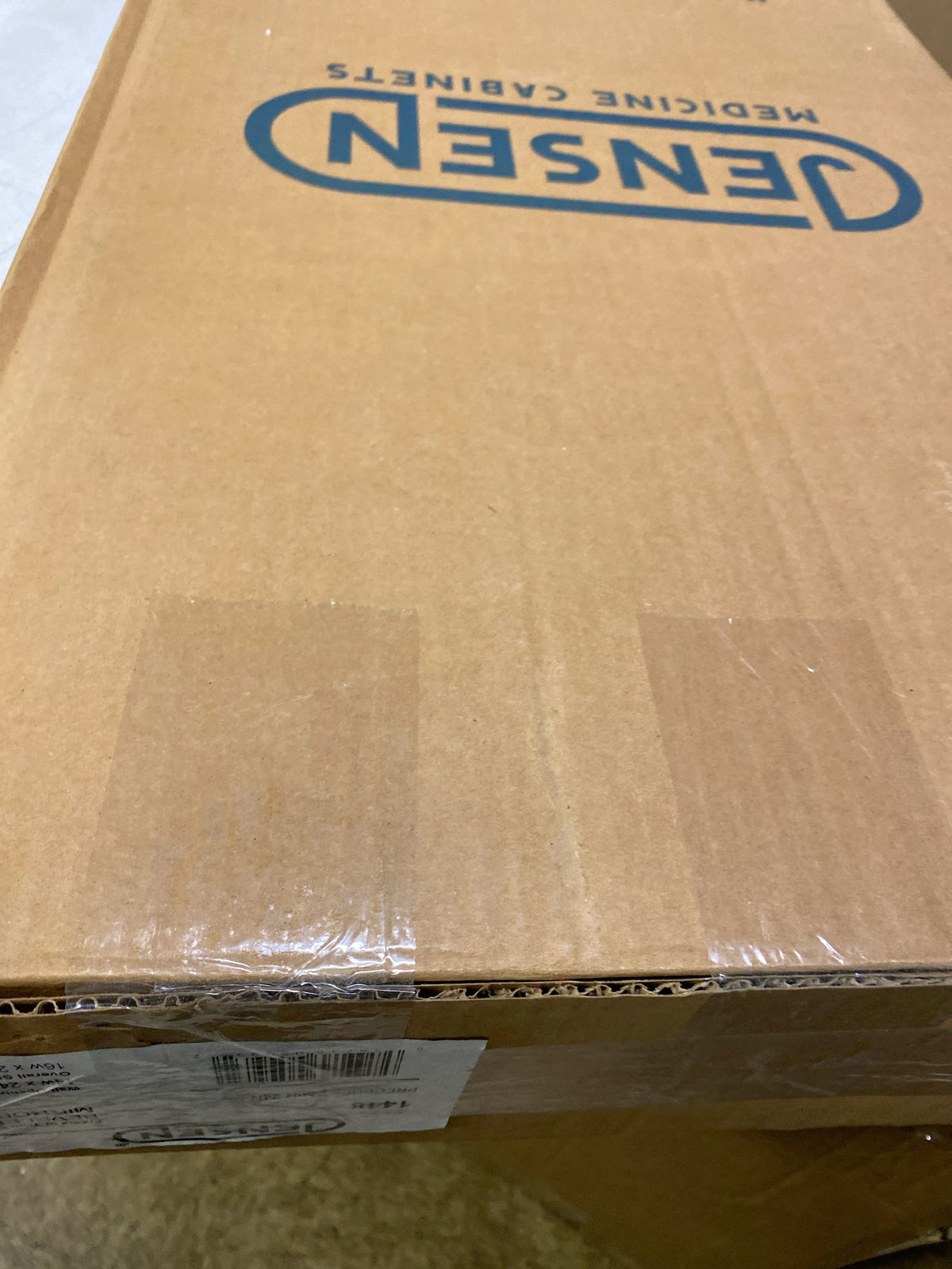 Jensen 1448 16" x 26" Frameless Single Door Medicine Cabinet - Stainless Steel
