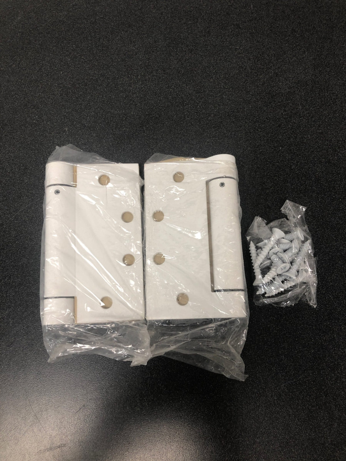 Miseno MDH4592PR 4-1/2 x 4-1/2 Spring Hinge Square Corner Door Hinge - Pair - Primed