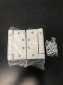 Miseno MDH4592PR 4-1/2 x 4-1/2 Spring Hinge Square Corner Door Hinge - Pair - Primed