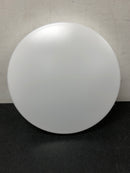 Monteaux lighting KB 15003-DEL Monteaux 13 in. Black Integrated LED Flush Mount Ceiling Light Fixture with Acrylic Shade