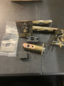 Emtek 510TRUS14RH Tribeca Passage Door Lever Right Hand Set from the SELECT Brass Collection - Polished Nickel Wilshire Rosette L-Square Stem