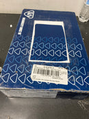 T and S Brass B-1210-12 Glass Filler, 12" Deck Mount Pedestal, 1/2" NPT Male Shank - Chrome