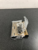 Emtek 92033US7 3-1/2" x 3-1/2" Plated Steel Heavy Duty 5/8" Radius Round Corner Plain Bearing Hinges - Pair - French Antique