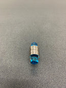 Belwith Keeler B076303GC-14 Chrysalis 1-7/8 Inch Bar Cabinet Knob - Polished Nickel With Cerulean Glass