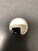 Belwith Keeler B076865-CH Verge 1-3/16" Industrial Diamond Knurled Solid Brass Round Button Cabinet Knob / Drawer Knob - Chrome