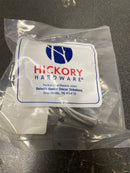 Hickory Hardware P25025-CH Contemporary Utility 1.25" Wide Double Prong Single Robe / Towel / Coat Hook - Chrome