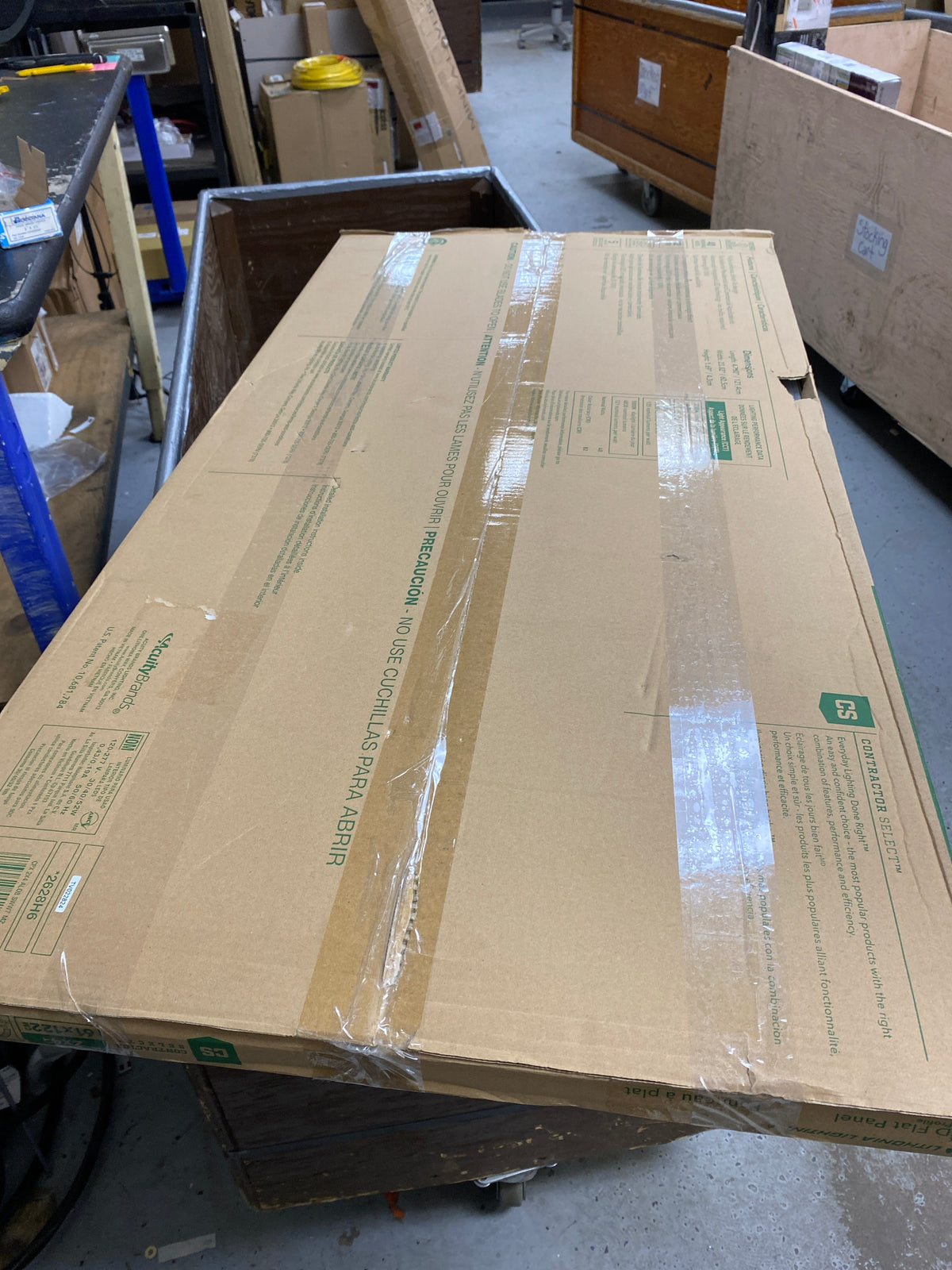 Lithonia Lighting CPX 2X4 ALO8 SWW7 M2 Contractor Select CPX 24" x 48" Flat Panel Adjustable Lumen and Color Temperature LED Troffer - White