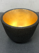 Uolfin AFZIE2UO90W438 28.7 in. 4-Light Black and Electroplated Copper Vanity Light with Metal Shade