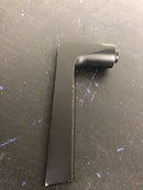 Baldwin 5162190RDM 5162 Right Handed Non-Turning One-Sided Dummy Door Lever with R017 Rose from the Estate Collection - Satin Black