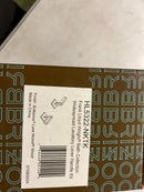 Brizo HL5322-NKTK Frank Lloyd Wright Widespread Bathroom Faucet Handle Kit - Lever - Luxe Nickel / Teak Wood