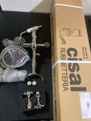 Rohl AKIT1401NXMAPC Acqui Floor Mounted Tub Filler with Built-In Diverter - Includes Hand Shower - Polished Chrome