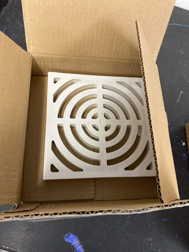 PROFLO PF42858 9" X 9" Floor Drain Grid Only - White
