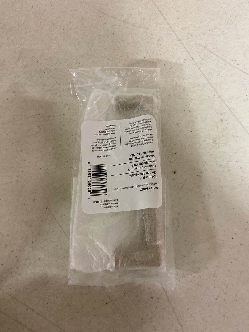 Amerock Ballard 5-1/16 inch (128mm) Center-to-Center Golden Champagne Cabinet Pull, BP37644BBZ