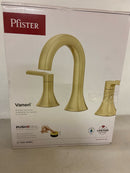 Pfister LF-049-VRIBG Vaneri 1.2 GPM Widespread Bathroom Faucet with Pop-Up Drain Assembly - Brushed Gold