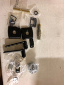 Baldwin 5485V190PRIV 5485V Privacy Door Lever Set with R026 Rose from the Estate Collection - Satin Black