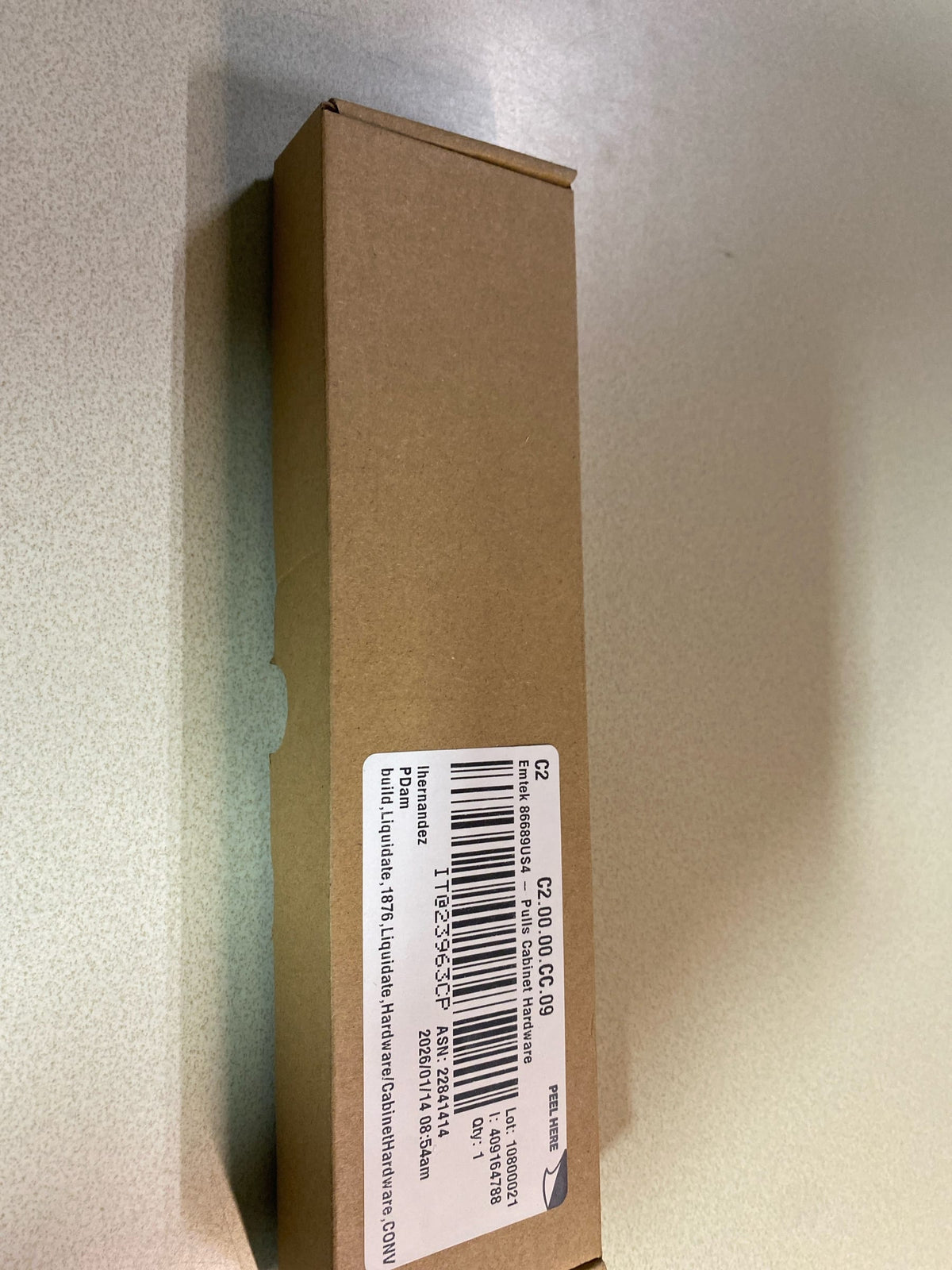 Emtek 86689US4 Jasper 6 Inch Center to Center Bar Cabinet Pull from the Industrial Modern Collection - Satin Brass