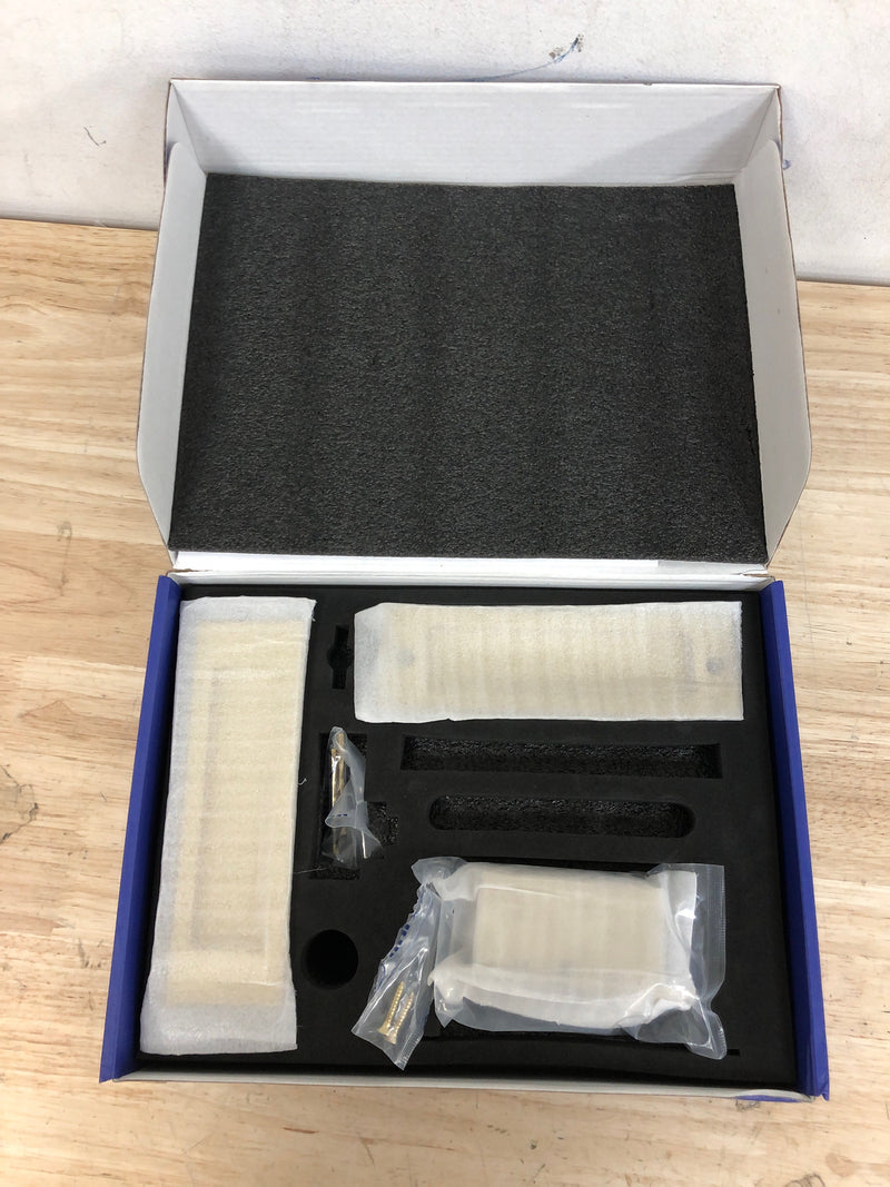 Linnea PL160S-00-FD-SBR 304 Grade Stainless Steel Square Pocket Door Pull - PVD Satin Brass