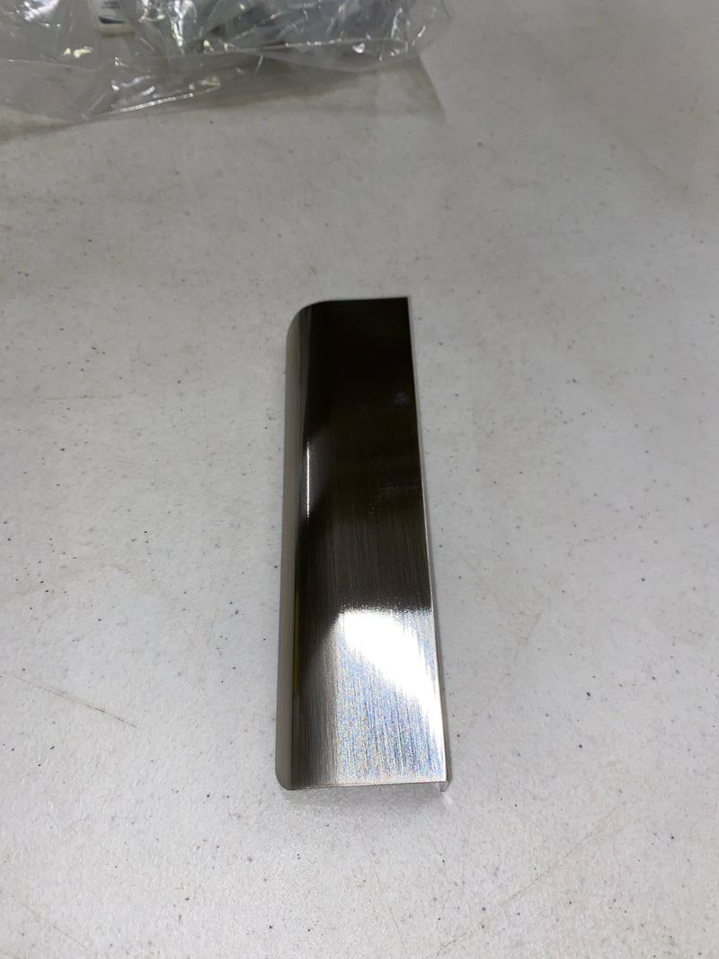 Amerock BP37204G10 Streamline Tab 6 in. Center-to-Center (152mm) Modern Satin Nickel Cabinet Edge Pull