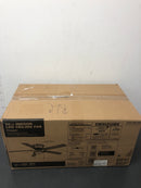 Private brand unbranded AL383D-BN Hugger 56 in. LED Brushed Nickel Ceiling Fan