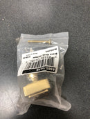 Alno A985-14-PB Cube 1-1/4" Embossed Square Transitional Luxury Solid Brass Cabinet Knob / Drawer Knob - Polished Brass