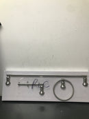 Glacier Bay Oswell 3Piece Bath Hardware Towel Bar Set in Brushed Nickel
