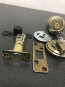 Kwikset 980S-5V1 Single Cylinder Deadbolt from the 980 Signature Series - Antique Brass