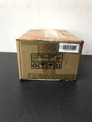 Lnc A03466 1-Light Black and Gray Plug-In or Hardwire Modern Industrial Adjustable Swing Arms Wall Sconce with Bell Lampshade