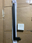 ThermaSol 15-1004-MB Square 16" Reach Wall Mounted Shower Arm - Matte Black