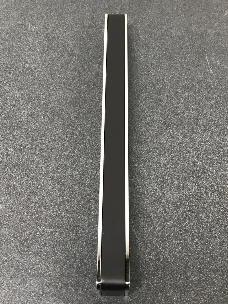 Sietto P-2000-12-MB-PC Fusion 12 Inch Center to Center Handle Cabinet Pull - Matte Black / Polished Chrome