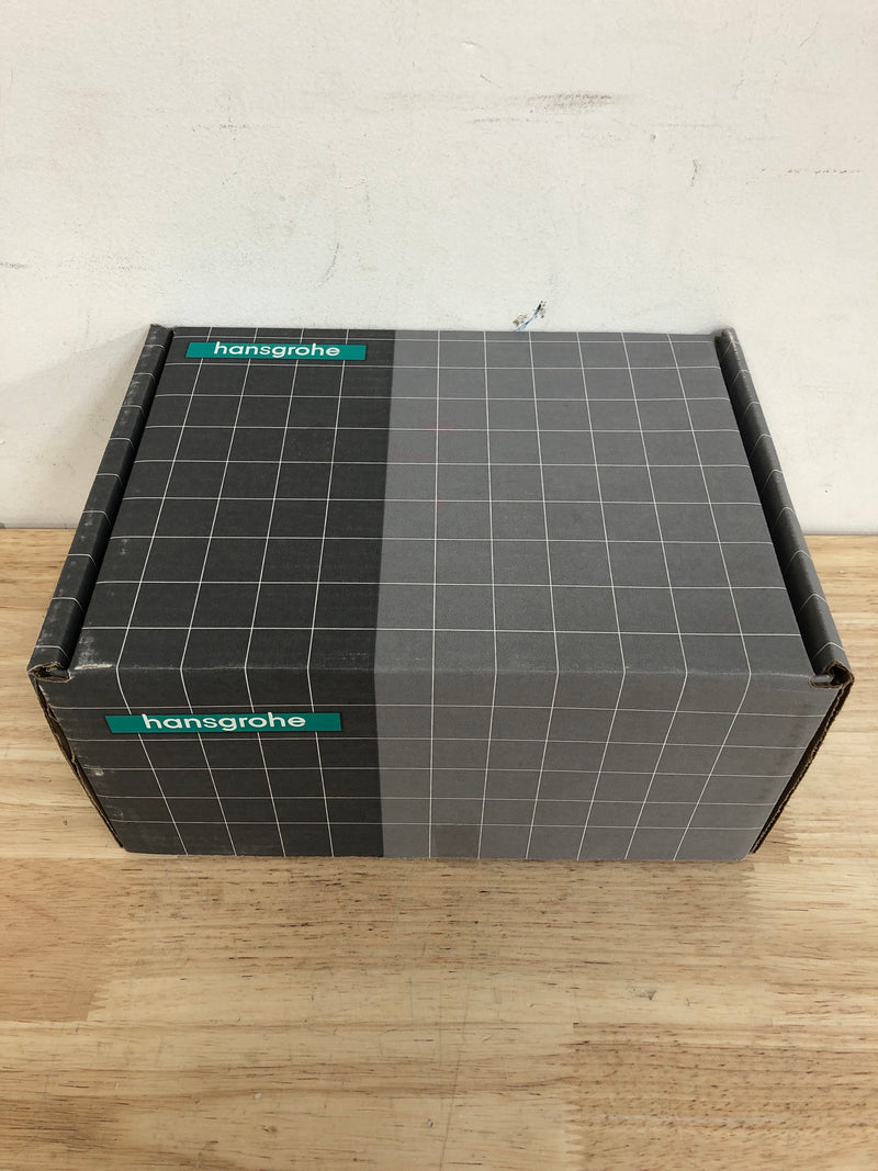 hansgrohe Locarno Transitional 2-Handle 7-inch Wide Thermostatic Shower Trim for Rough-in Valve with Diverter in Brushed Nickel, 04820820