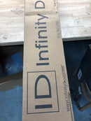 Infinity Drain S-LTIFAS 6548 SS 48" Site Sizable Stainless Steel Linear Drain Kit with Low Profile Tile Insert Frame – Includes Stainless Steel Channel and Outlet Assembly - Satin Stainless