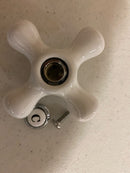 Kingston Brass KSH1161PXC Cold Porcelain Cross Handle, 3/8" X 16PT - Polished Chrome