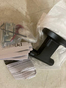 Pfister Capistrano Towel Hook, Bathroom Towel & Robe Hook, Wall-Mounted, Screw-in, Matte Black Finish, BRHCSO0B