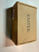 Emtek Modern Rectangular 7-1/4 Inch Privacy Mortise Pocket Door Lock for 1-3/8" Thick Doors - Flat Black