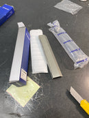 Linnea 226-B-PSS 304 Grade Stainless Steel 7-1/16 Inch Center to Center Finger Cabinet Pull - Polished Stainless Steel