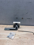 Kwikset 788LSLSQT-26 Lisbon Non-Turning One-Sided Dummy Door Lever with Square Rose - Polished Chrome