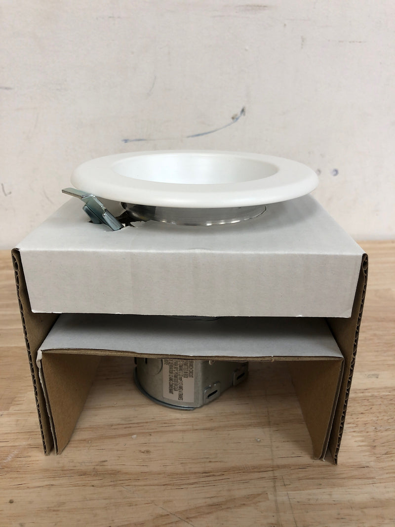 Designers Fountain EV407947WH35 Easy-Up LED Canless Recessed Fixture with 4" Baffle Trims - IC Rated and Airtight - White