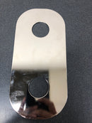 Rohl BP1050OVTPN - ROHL OVAL FACEPLATE ESCUTCHEON ONLY WITH TRADITIONAL ETCHING IN POLISHED NICKEL FOR THE R1050 UNIVERSAL CONCEALED 1/2^ THERMOSTATIC ROUGH VALVE BODY WITH