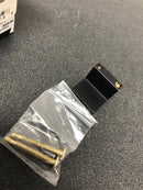 Alno A960-MB Tab - 3/4" Center to Center Flush Face Install Finger Pull Cabinet Knob / Drawer Knob - Matte Black