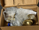 Emtek 820EUS7 Egg Brass Modern Privacy Knobset - French Antique