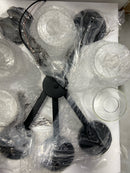 Minka Lavery 4095-66A Haisley 5 Light 24" Wide Vantage Candle Chandelier - Coal