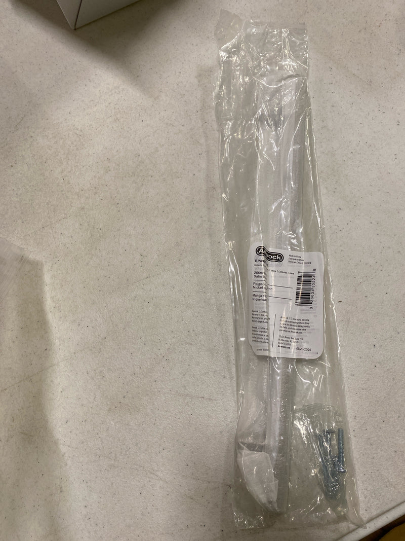 Amerock BP40519G10 Bar Pulls 10-1/16 in. (256mm) Center-to-Center Satin Nickel Bar Cabinet Pull