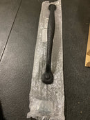 Hickory Hardware P3005-BI Refined Rustic 12" Center to Center Raw Vintage Appliance Handle / Barn Door Pull - Black Iron