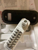 Lockey 2835WH 2000 Series Keyless Entry Single Combination Mechanical Lever Set with Optional Passage Function - White